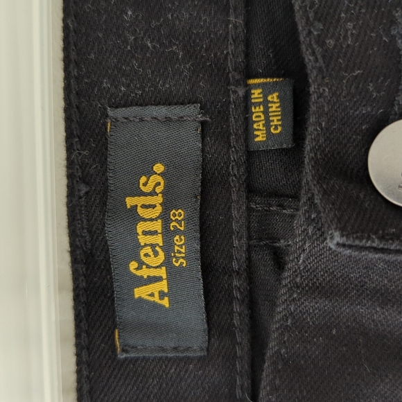 NEW Afends black jeans in 28 - Picture 5 of 6